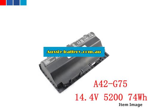 ASUS G75 battery packs,rechargeable G75 genuine laptop batteries