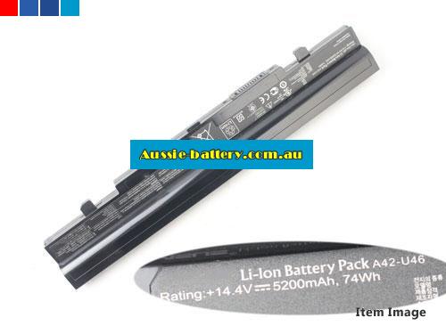 ASUS A42-U46 battery packs,rechargeable A42-U46 genuine laptop batteries