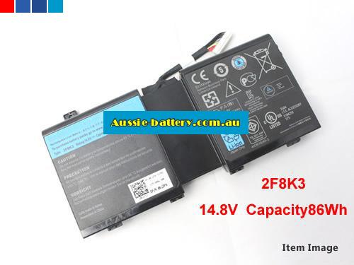 ALIENWARE 2F8K3 battery packs,rechargeable 2F8K3 genuine laptop batteries