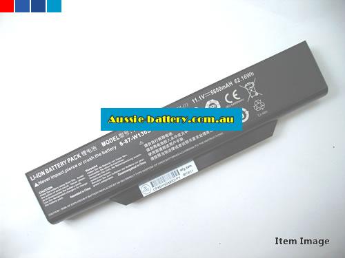 CLEVO W130HUBAT-6 battery packs,rechargeable W130HUBAT-6 genuine laptop batteries