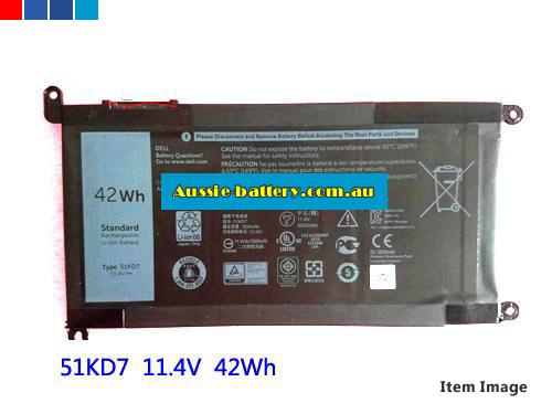 DELL 51KD7 battery packs,rechargeable 51KD7 genuine laptop batteries