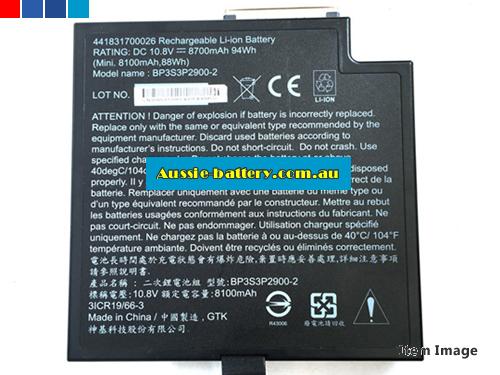 GETAC BP3S3P2900-2 battery packs,rechargeable BP3S3P2900-2 genuine laptop batteries