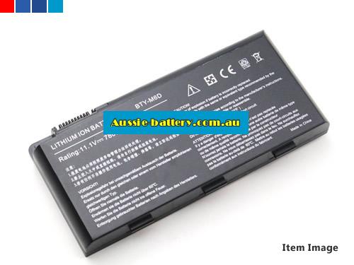 MSI GX780DX Series battery packs,rechargeable GX780DX Series genuine laptop batteries
