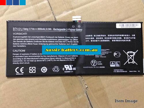MSI BTY-S1J battery packs,rechargeable BTY-S1J genuine laptop batteries